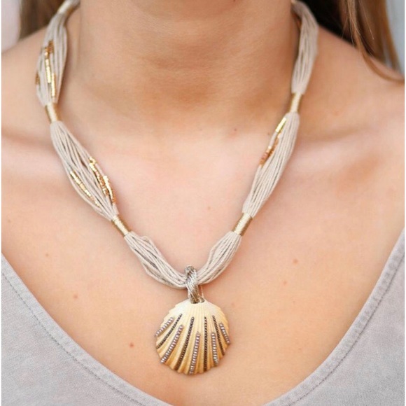 Jewelry - 5/$25 Cord Shell Necklace